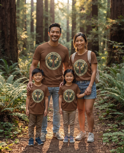 Custom Sequoia National Park Shirt, Retro California Sweatshirt, Vintage Redwood Hoodie, Personalized Nature Gift