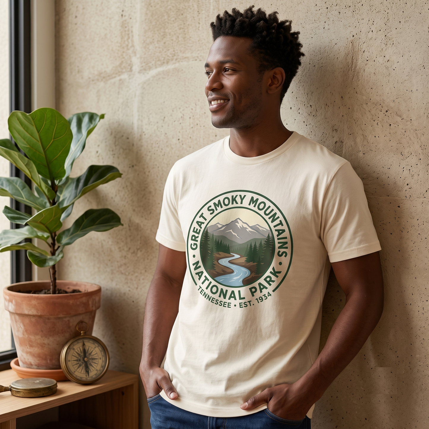 Custom Smoky Mountains National Park Retro Nature Apparel (T-Shirt, Sweatshirt, Hoodie)