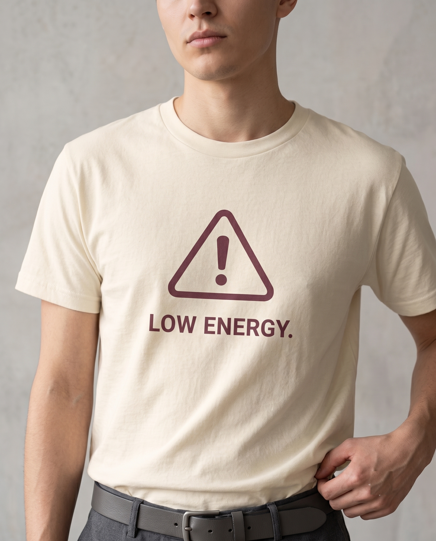 Low Energy Shirt, Funny Warning Sign T-shirt, Relatable Introvert Sweatshirt, Lazy Day Hoodie, Personalized Funny Tee