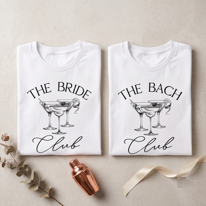 Bachelorette Party Shirt, Personalized Bride Club Sweatshirt, The Bach Club Hoodie, Matching Cocktail Bridesmaid Tees