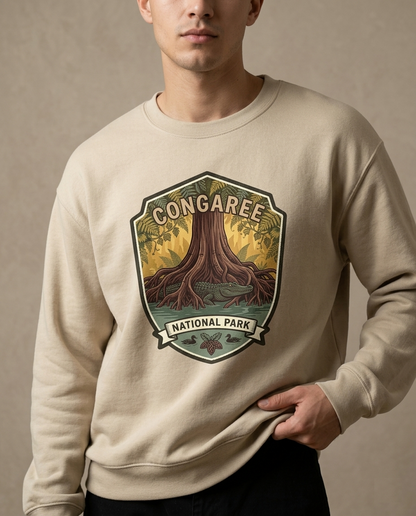 Congaree National Park Shirt, Vintage South Carolina Nature Hoodie, Custom Swamp Adventure Sweatshirt, Retro National Park Gift
