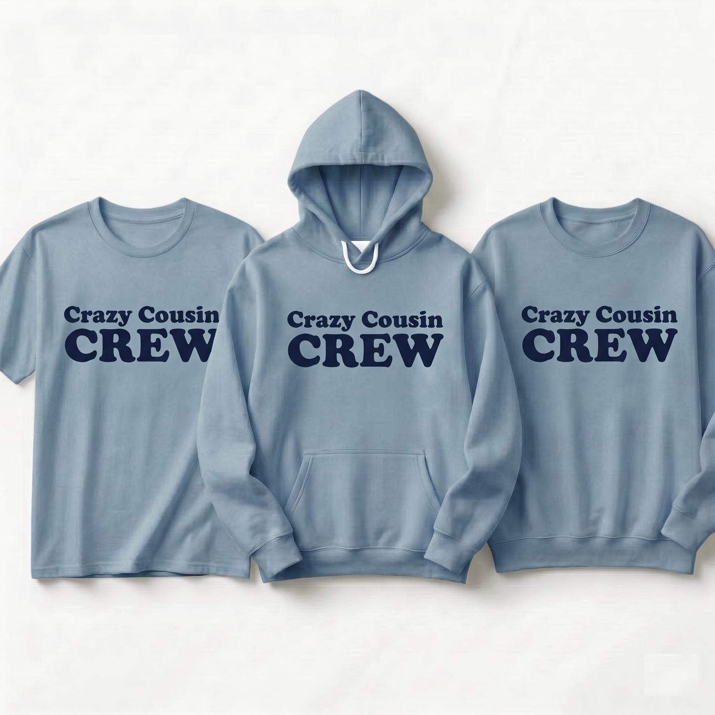 Custom Crazy Cousin Crew Shirt, Matching Cousin Hoodies, Family Reunion Sweatshirt, Personalized Cousin Gift, Cousin Squad Outfits