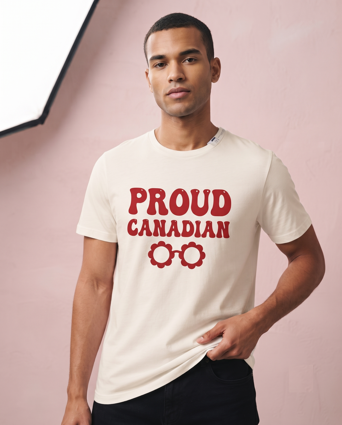 Proud Canadian Shirt, Custom Retro Canada Sweatshirt, Groovy Sunglasses Hoodie, Personalized Canada Day Tee