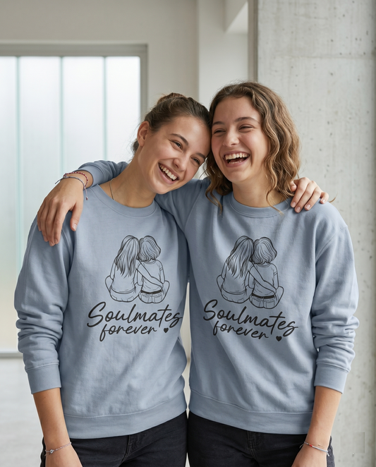Custom Soulmate Friends T-Shirt, Hoodie, Sweatshirt, Minimalist Line Art Apparel