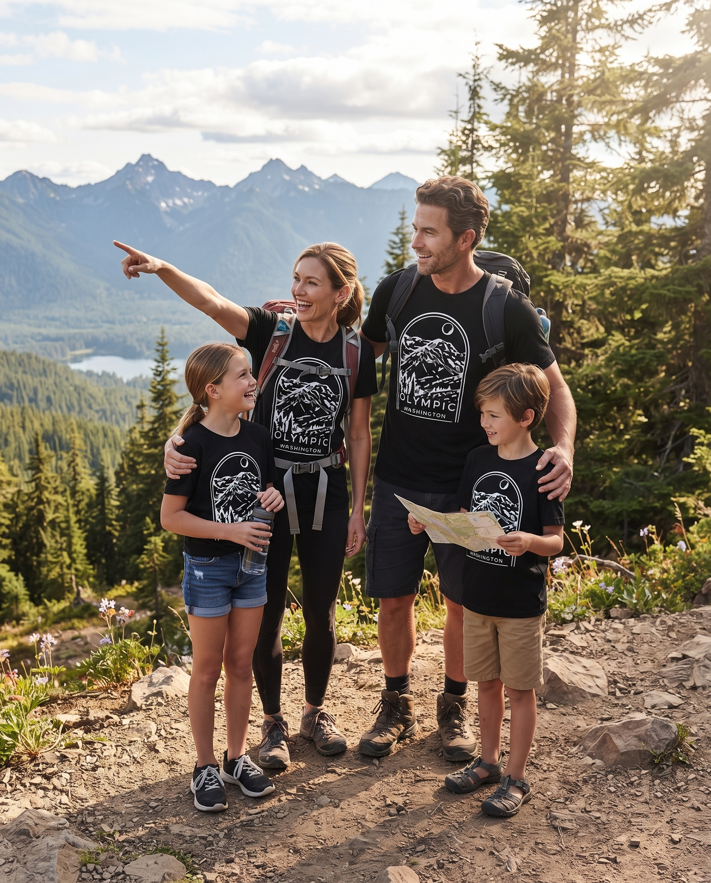 Custom Olympic National Park Shirt, Minimalist Washington Sweatshirt, Personalized Nature Hoodie