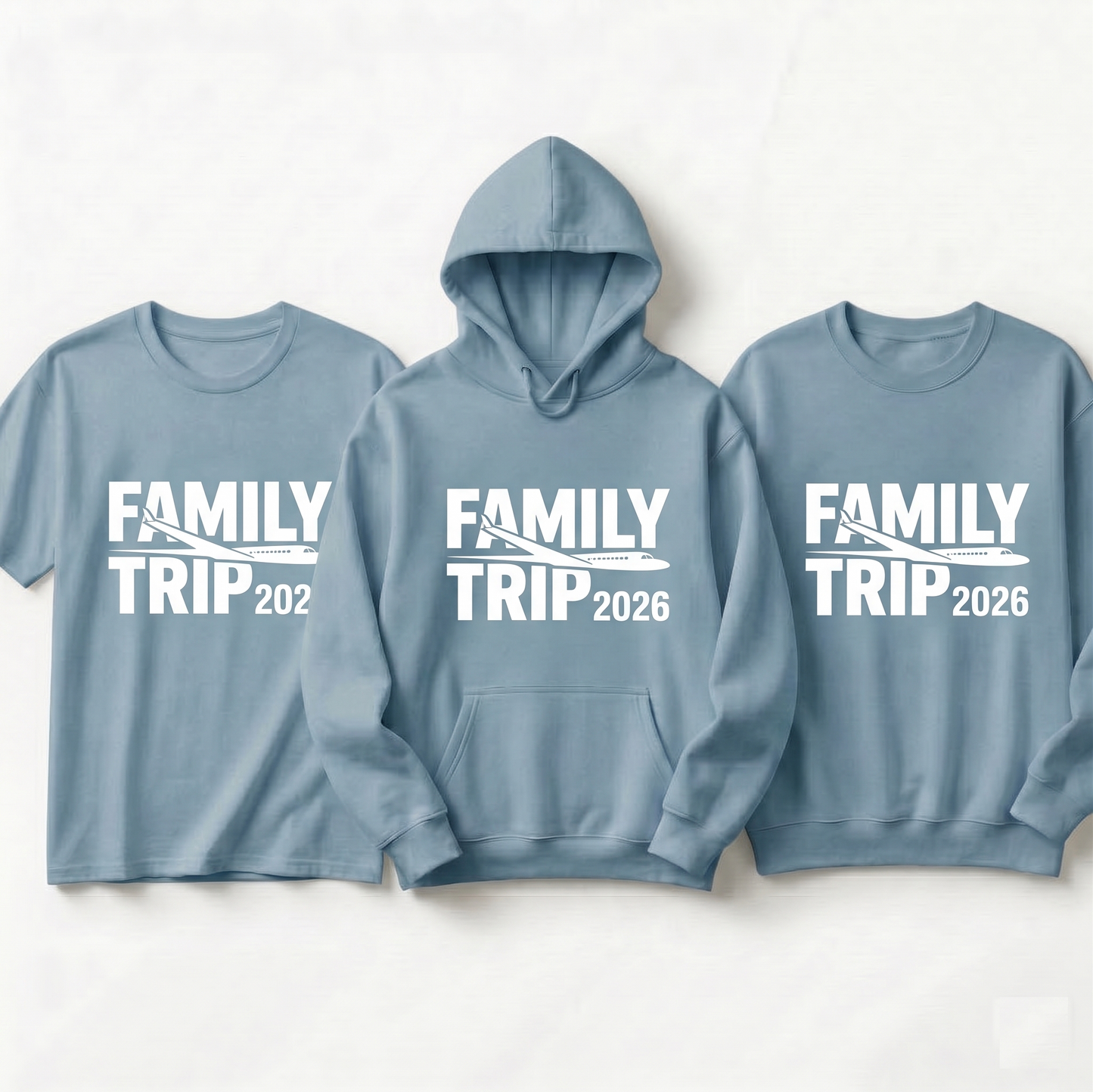 Funny Matching Family Trip Outfits, Personalized Vacation Hoodies , Matching Group Travel Apparel, Beach Trip Tee, Family Vacation Gift