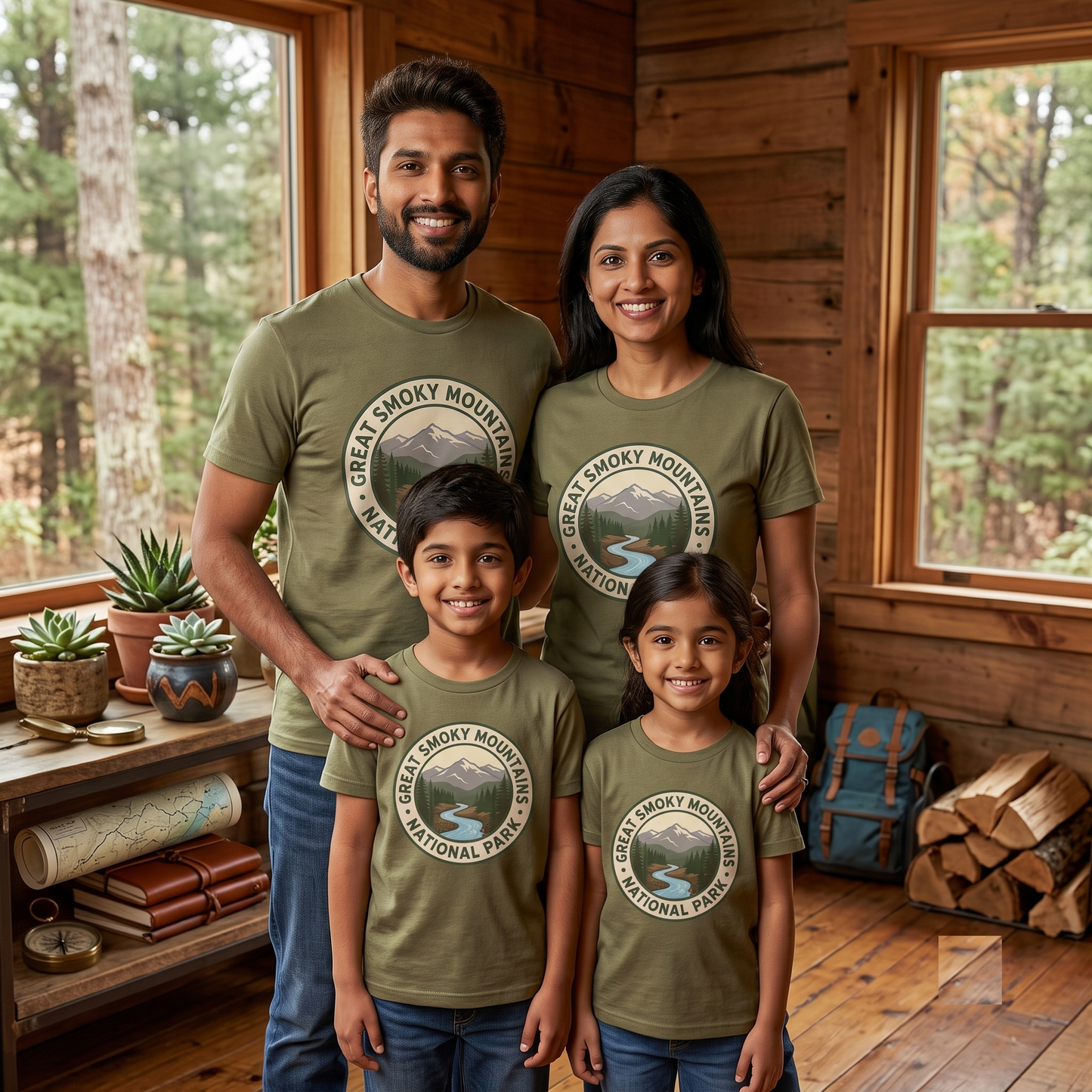 Custom Smoky Mountains National Park Retro Nature Apparel (T-Shirt, Sweatshirt, Hoodie)
