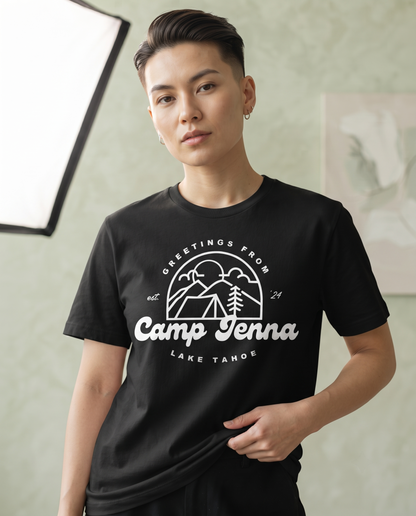 Custom Greetings From Camping Shirt, Custom Lake Tahoe Sweatshirt, Retro Camp Bachelorette Hoodie