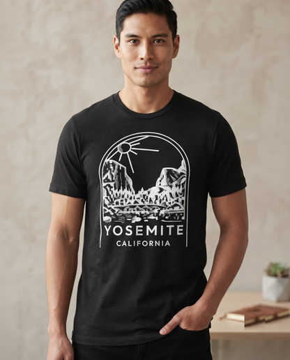 Custom Yosemite Shirt, Vintage National Park Sweatshirt, California Hoodie, Personalized Mountain Souvenir T-shirt
