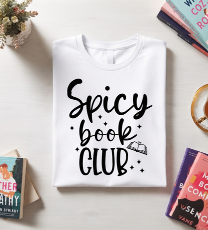 Spicy Book Club Shirt, Romance Smut Reader Bookish Graphic Tee