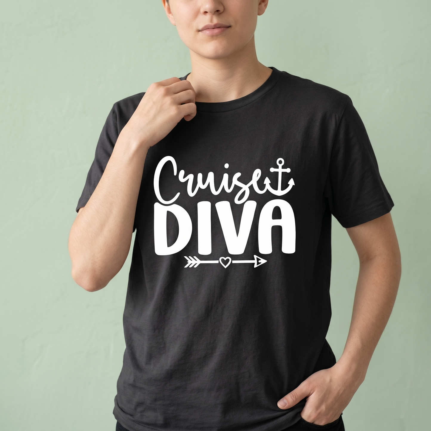 Custom Cruise Diva Shirt, Personalized 2026 Hoodie, Vacation Sweatshirt, Nautical Anchor Gift