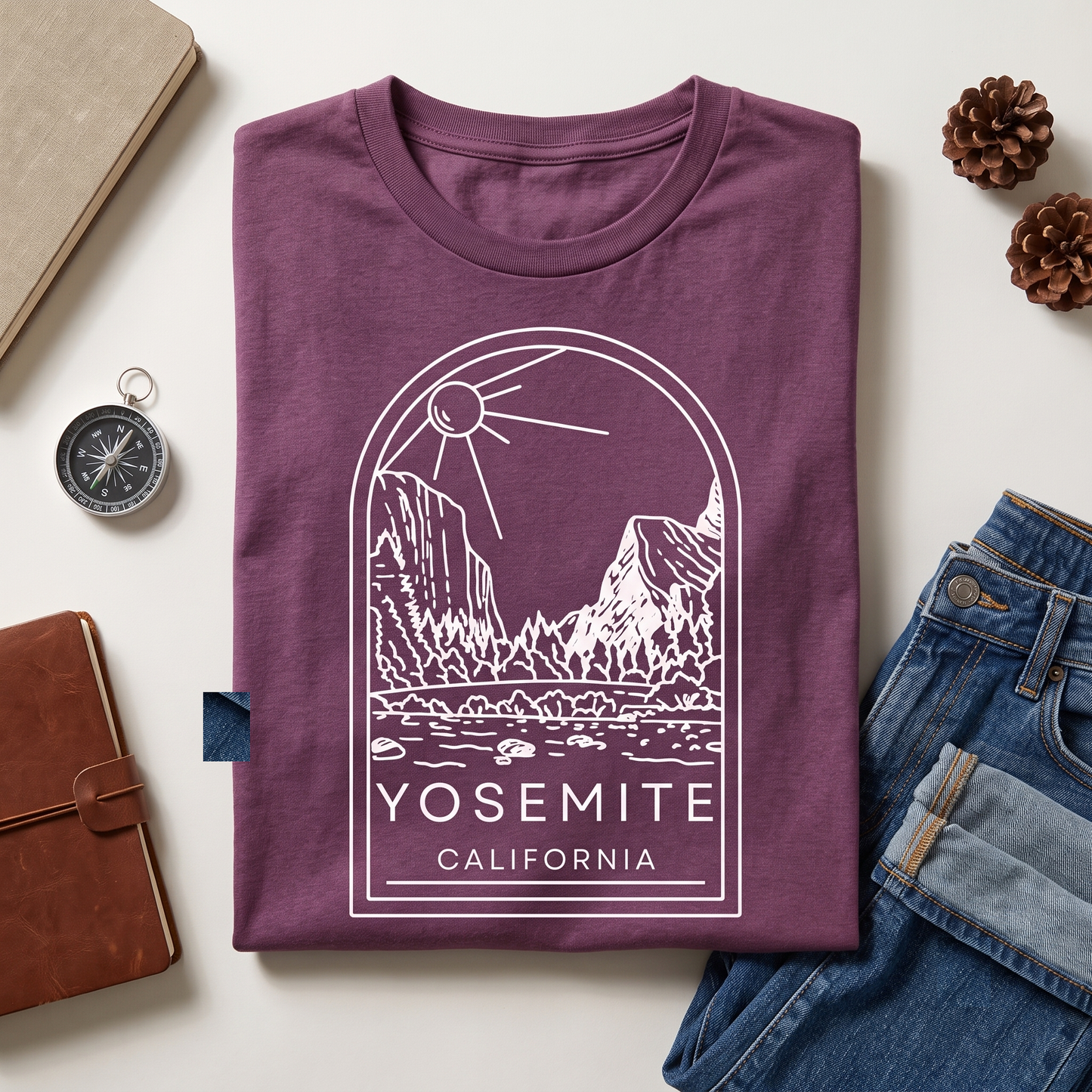 Custom Yosemite Shirt, Yosemite California Sweatshirt, Personalized Nature Hoodie,