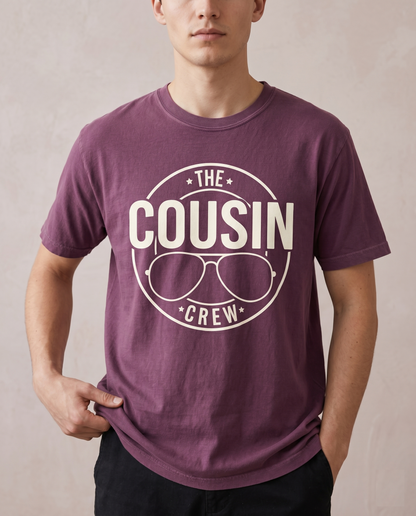 Custom Cousin Crew Shirt, Matching Family Reunion Hoodies, Personalized Sunglasses Cousin Crew Sweatshirt, Family Vacation Tees