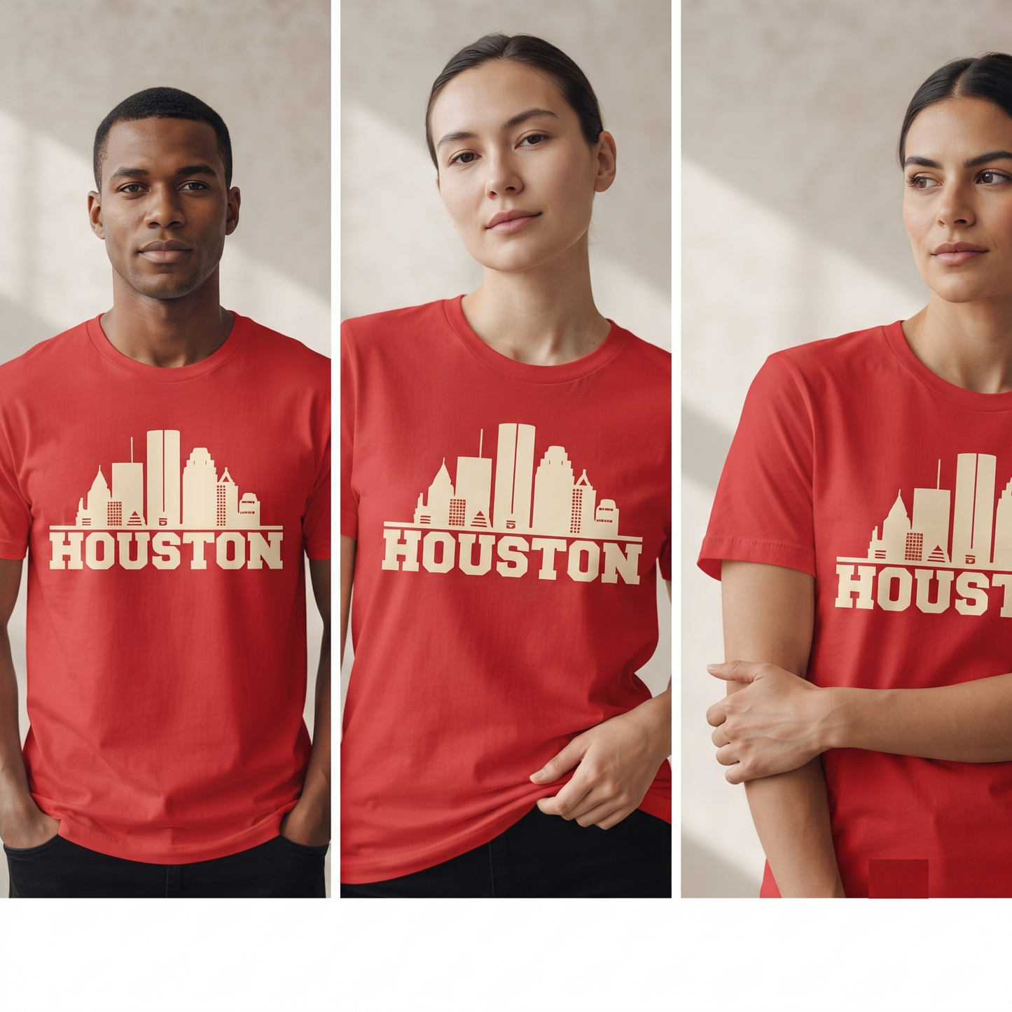 Custom Houston Skyline Shirt, Retro Houston Sweatshirt, Vintage Houston Texas Hoodie, Personalized Houston Souvenir Gift