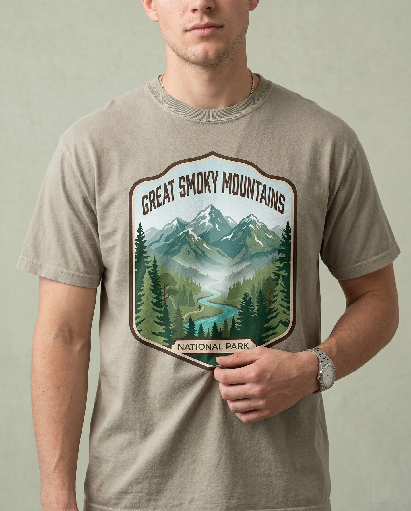 Great Smoky Mountains National Park Shirt, Smoky Mountains Hoodie, Vintage NC TN Mountain Sweatshirt, Custom Appalachian Trail Gift