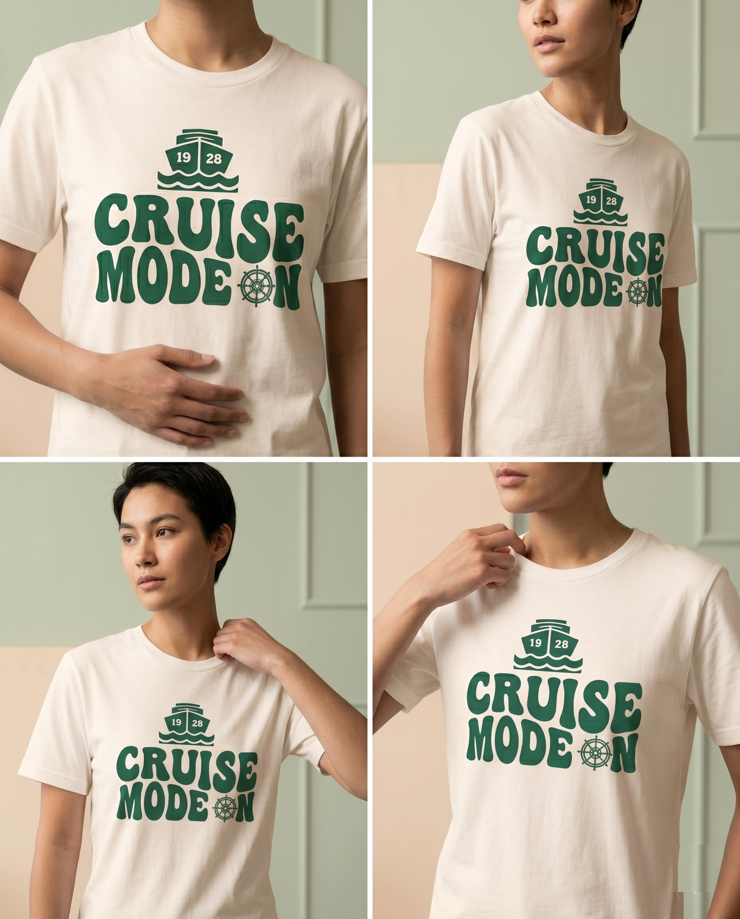 Custom Cruise Mode On Shirt, Matching Family Cruise Hoodie, Personalized Group Vacation Sweatshirt, Ship Life Tee, Nautical Trip Gift