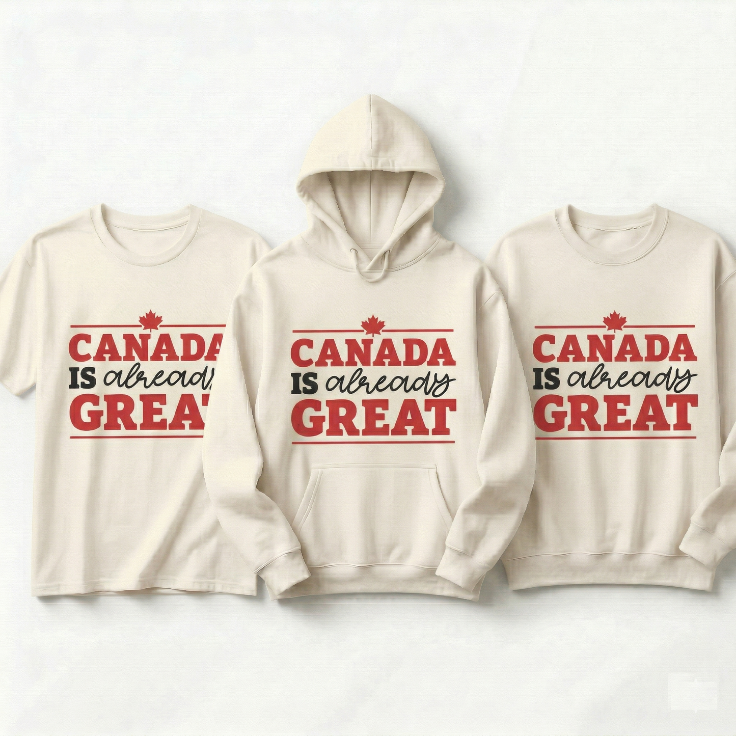 Canada Is Already Great Hoodie, Custom Canadian Pride Sweatshirt, Maple Leaf Sweater, Canada Day Outfit, Funny Canadian Gift