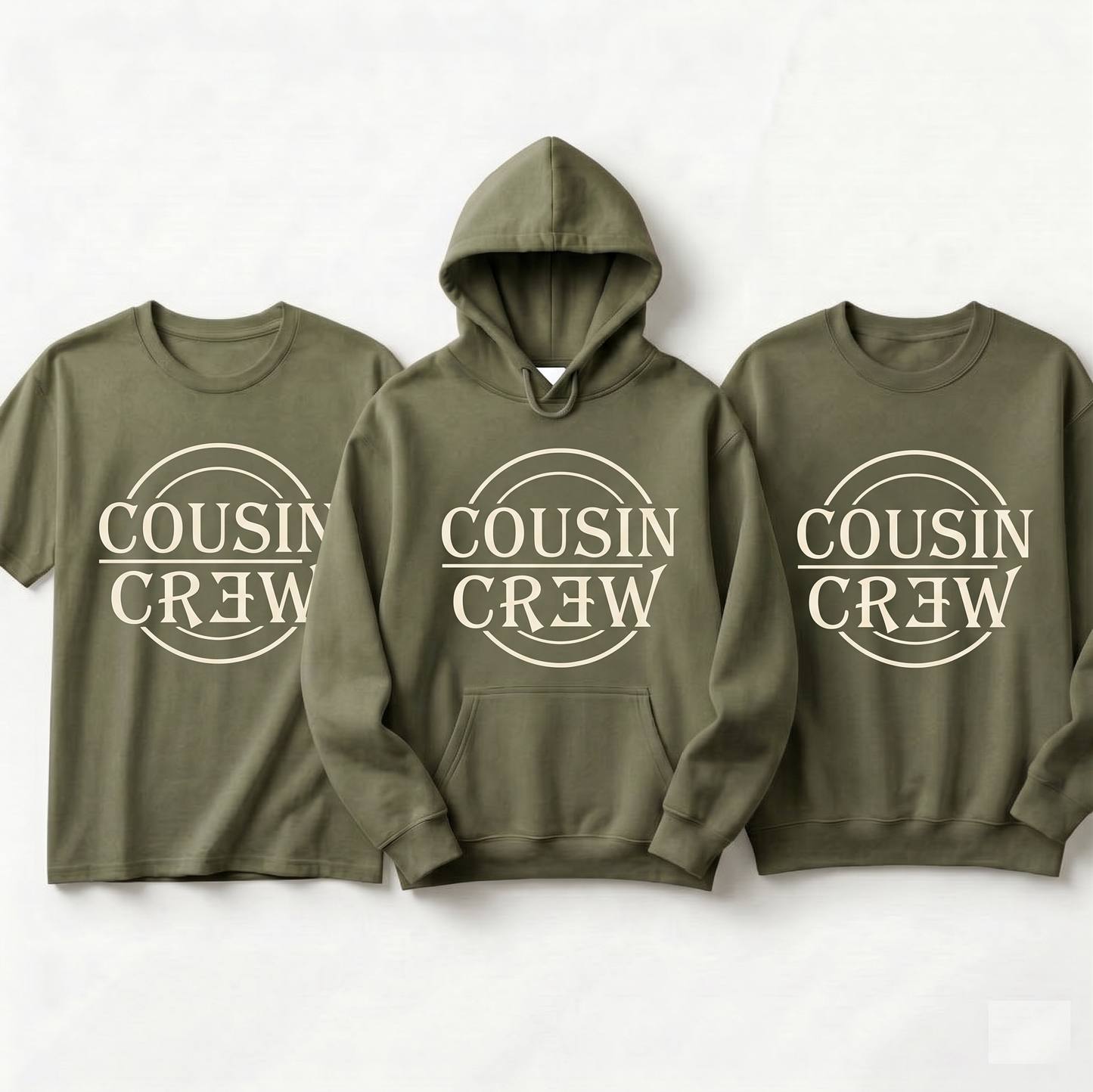Custom Cousin Crew Shirt, Minimalist Matching Family Hoodie, Personalized Family Vacation Sweatshirt, Collegiate Cousin Trip Outfits