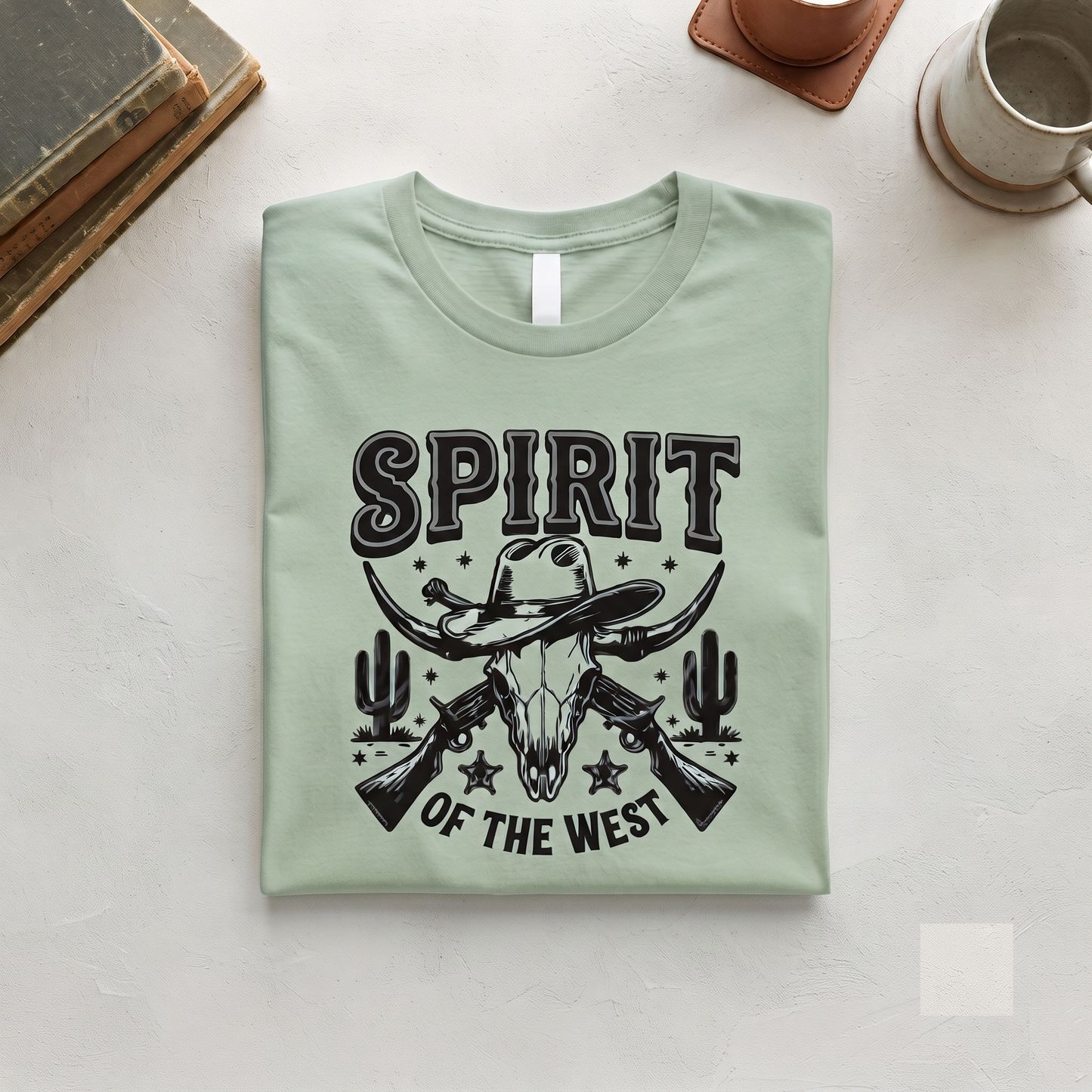 Custom Spirit of The West Shirt, Retro Cowboy Sweatshirt, Vintage Cowgirl Hoodie, Personalized Western T-shirt
