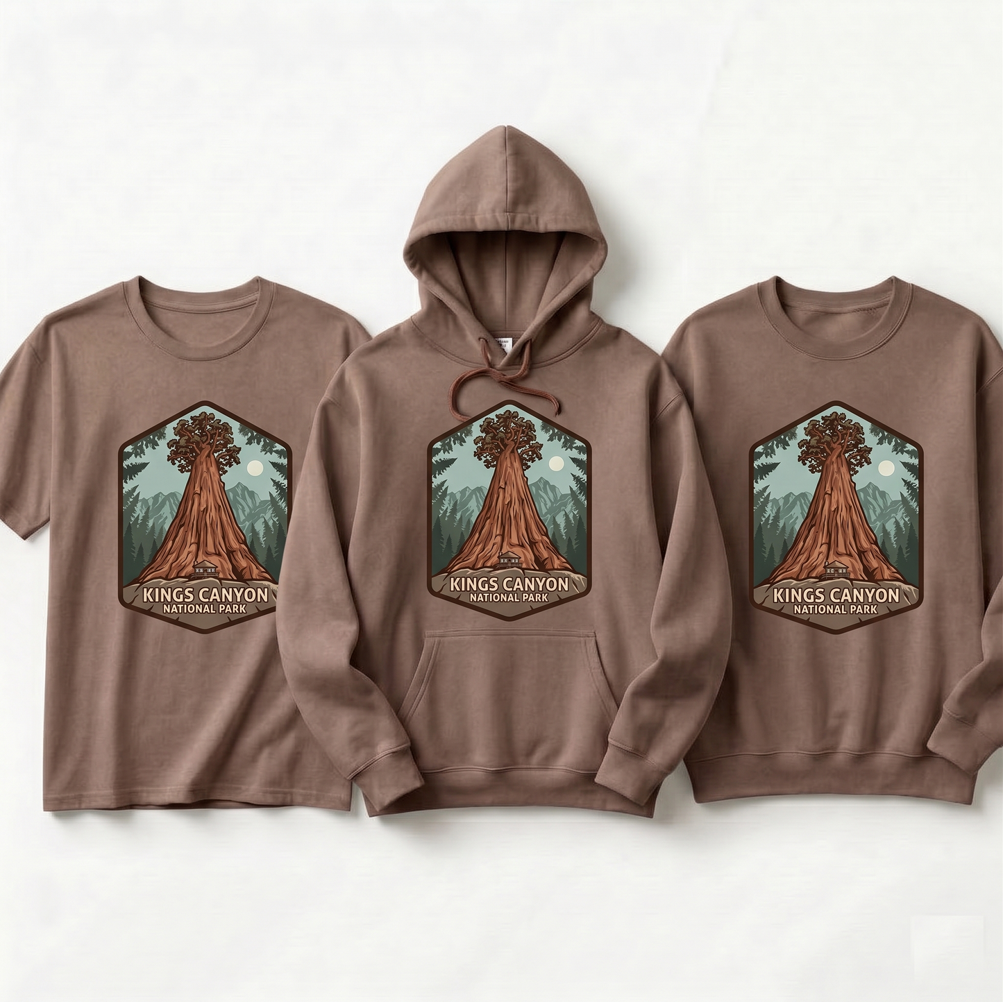 Kings Canyon National Park Shirt, Vintage California Sequoia Hoodie, Custom Big Tree Nature Sweatshirt, Retro National Park Gift