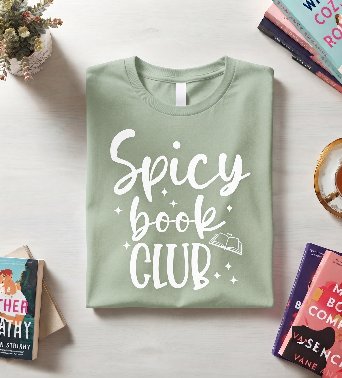 Spicy Book Club Shirt, Romance Smut Reader Bookish Graphic Tee