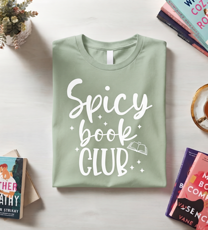 Spicy Book Club Shirt, Romance Smut Reader Bookish Graphic Tee