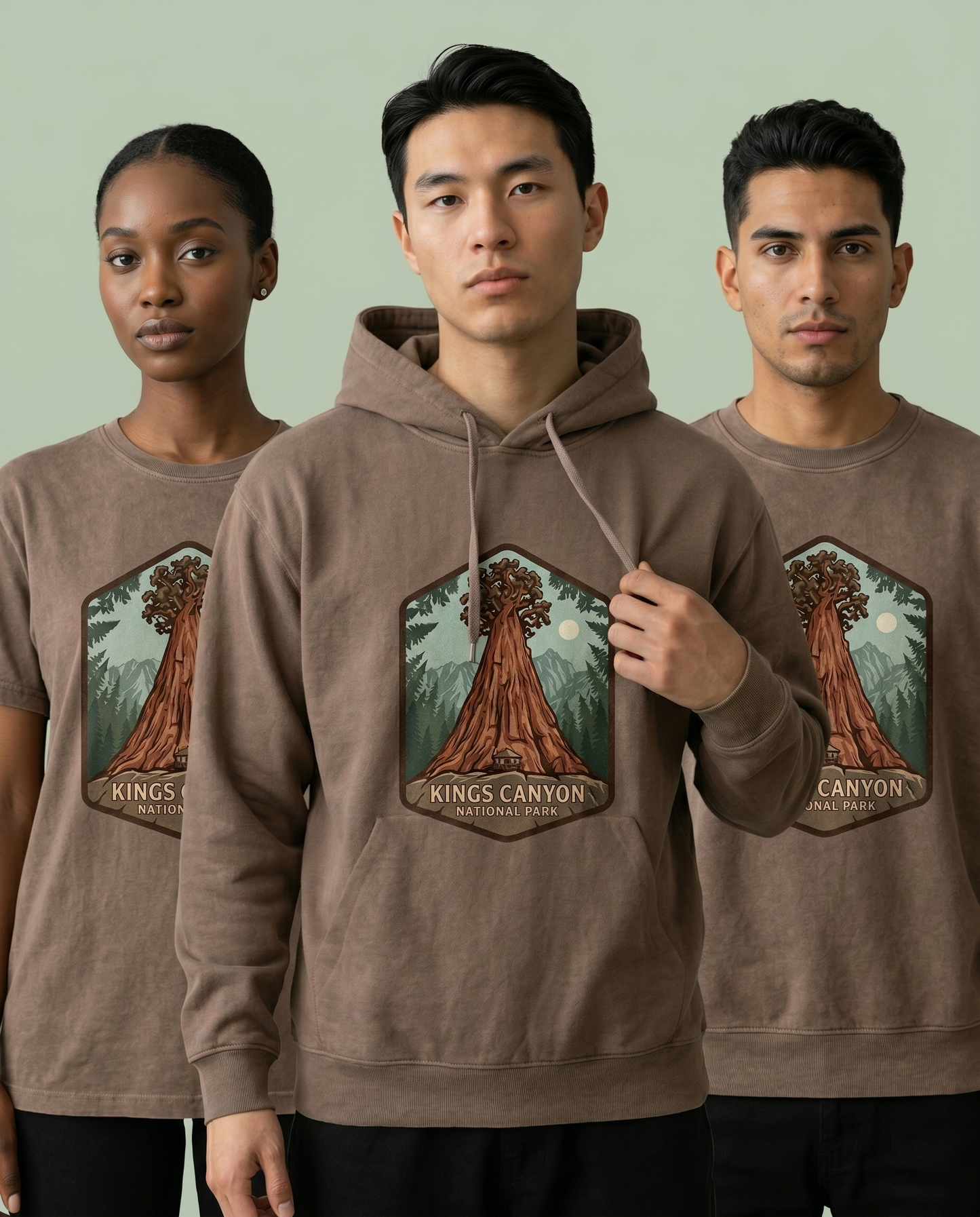 Kings Canyon National Park Shirt, Vintage California Sequoia Hoodie, Custom Big Tree Nature Sweatshirt, Retro National Park Gift