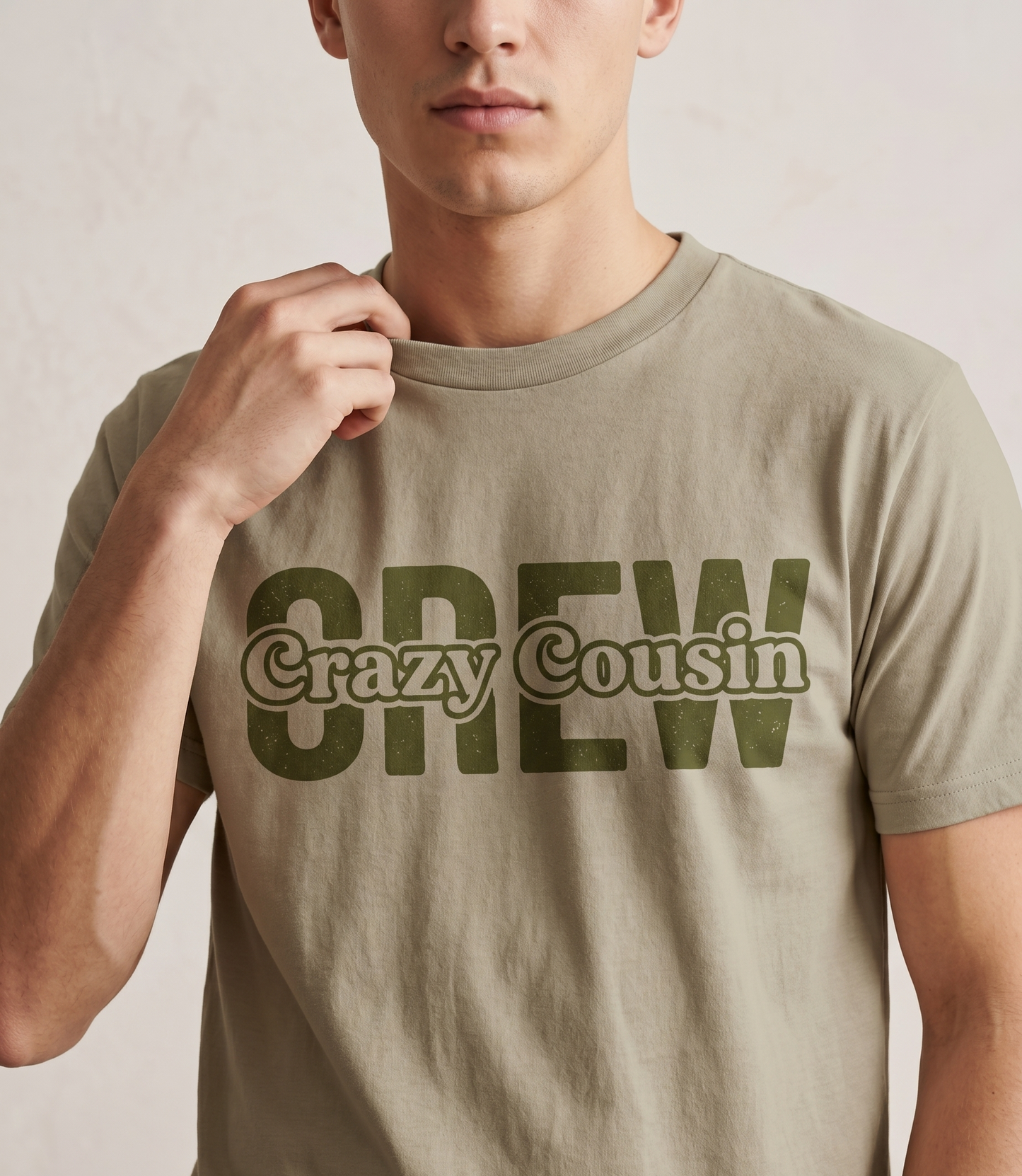 Custom Crazy Cousin Crew Shirt, Retro Matching Family Reunion Hoodie, Personalized Cousin Gift, Family Vacation Sweatshirt, Groovy Crewneck
