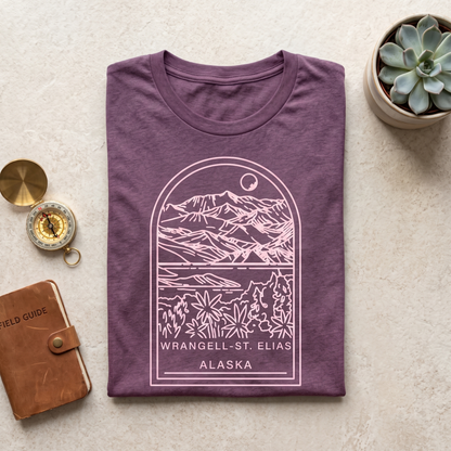 Custom Wrangell St Elias Shirt, Alaska Mountain Sweatshirt, Personalized Nature Hoodie