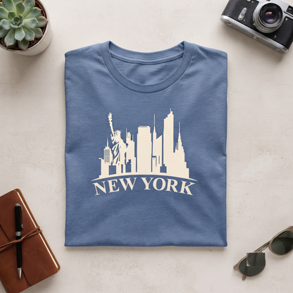 New York Skyline Shirt, NYC T-shirt, Custom New York Sweatshirt, New York Hoodie, Personalized City Skyline