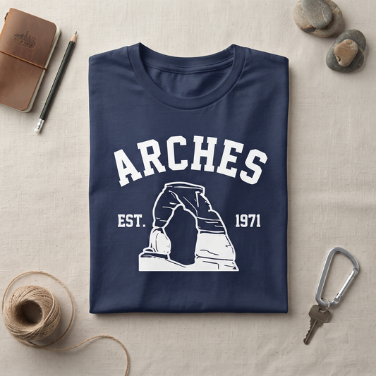 Custom Arches National Park Sweatshirt, Vintage Collegiate Utah Travel Hoodie