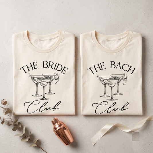 Bachelorette Party Shirt, Personalized Bride Club Sweatshirt, The Bach Club Hoodie, Matching Cocktail Bridesmaid Tees