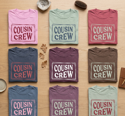 Custom Cousin Crew Shirt, Personalized Family Vacation 2026 Hoodie, Matching Cousin Squad Sweatshirt, Family Reunion Gift