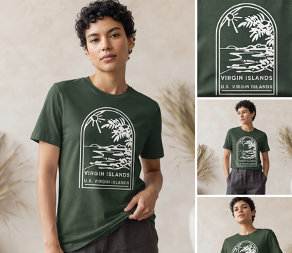 Custom Virgin Islands Beach Oasis Shirt, Vintage Travel Souvenir Hoodie