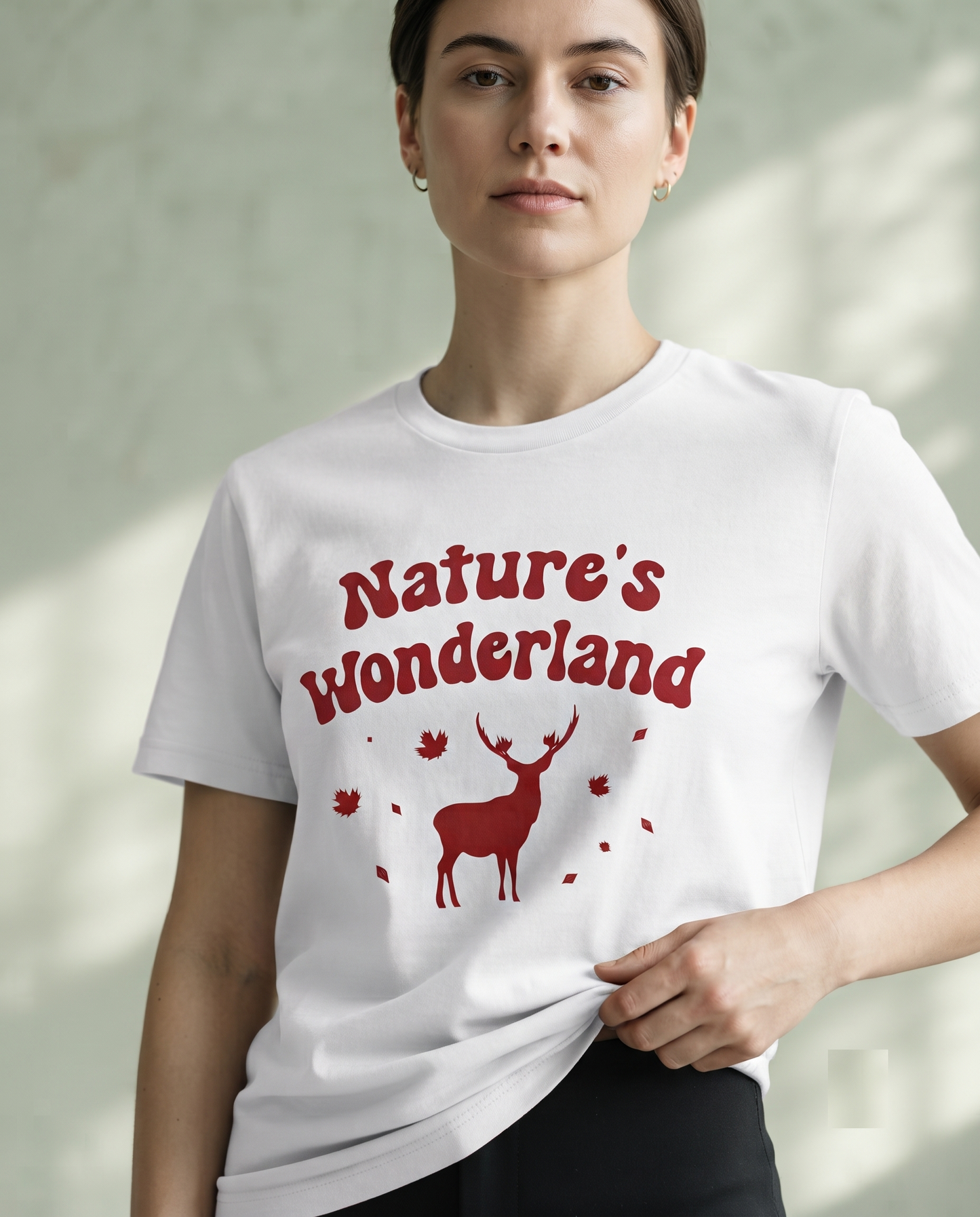 Nature's Wonderland Shirt, Custom Wild Nature Sweatshirt, Vintage Deer Hoodie, Personalized Outdoor Graphic Tee
