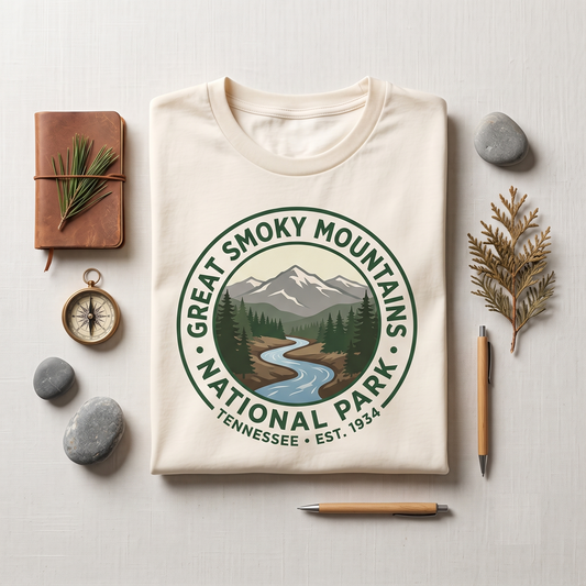 Custom Smoky Mountains National Park Retro Nature Apparel (T-Shirt, Sweatshirt, Hoodie)