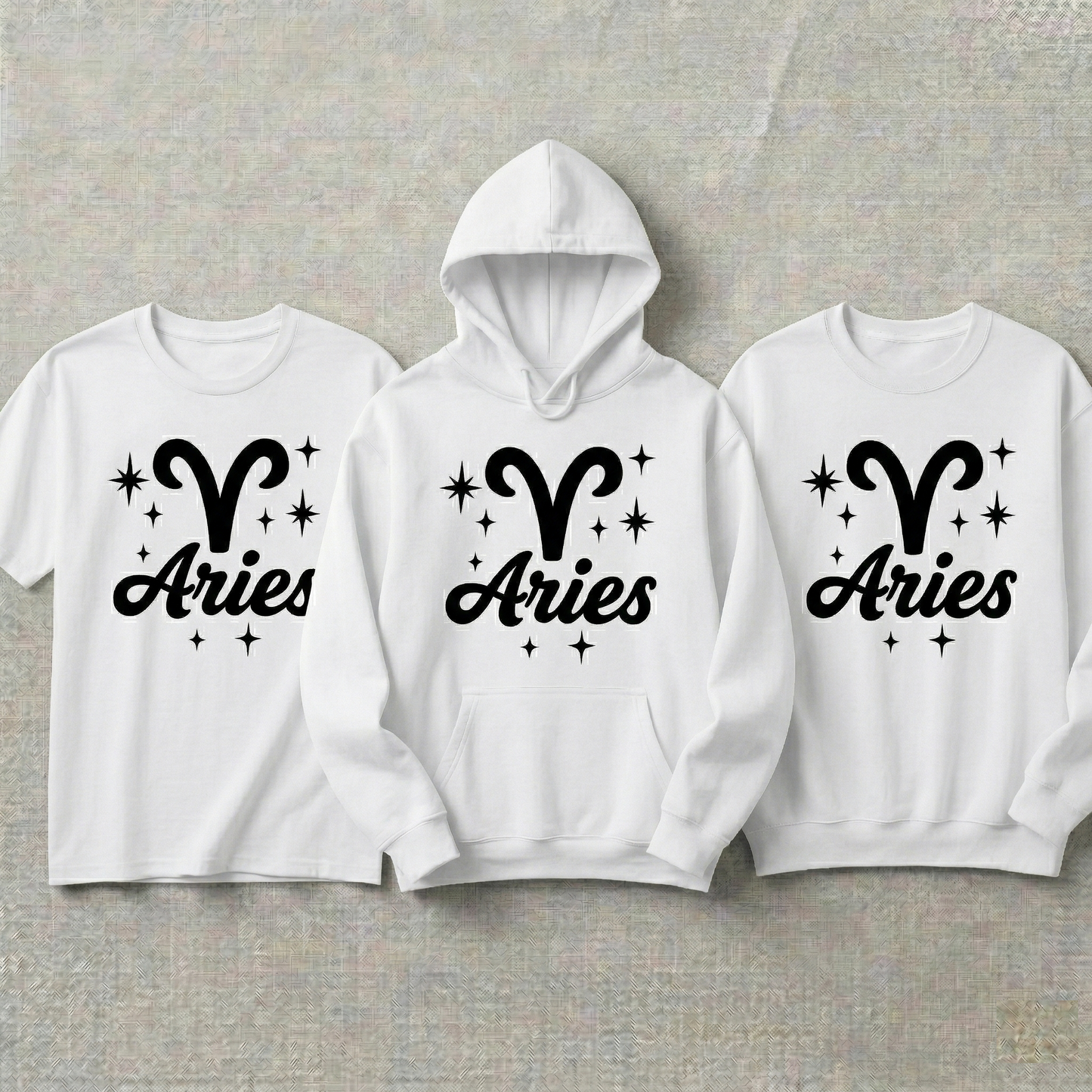 Custom Aries Zodiac Hoodie and Sweatshirt, Aries Birthday Shirt, Celestial Aries Gift, Astrology Fire Sign Apparel, Minimalist Zodiac Hoodie