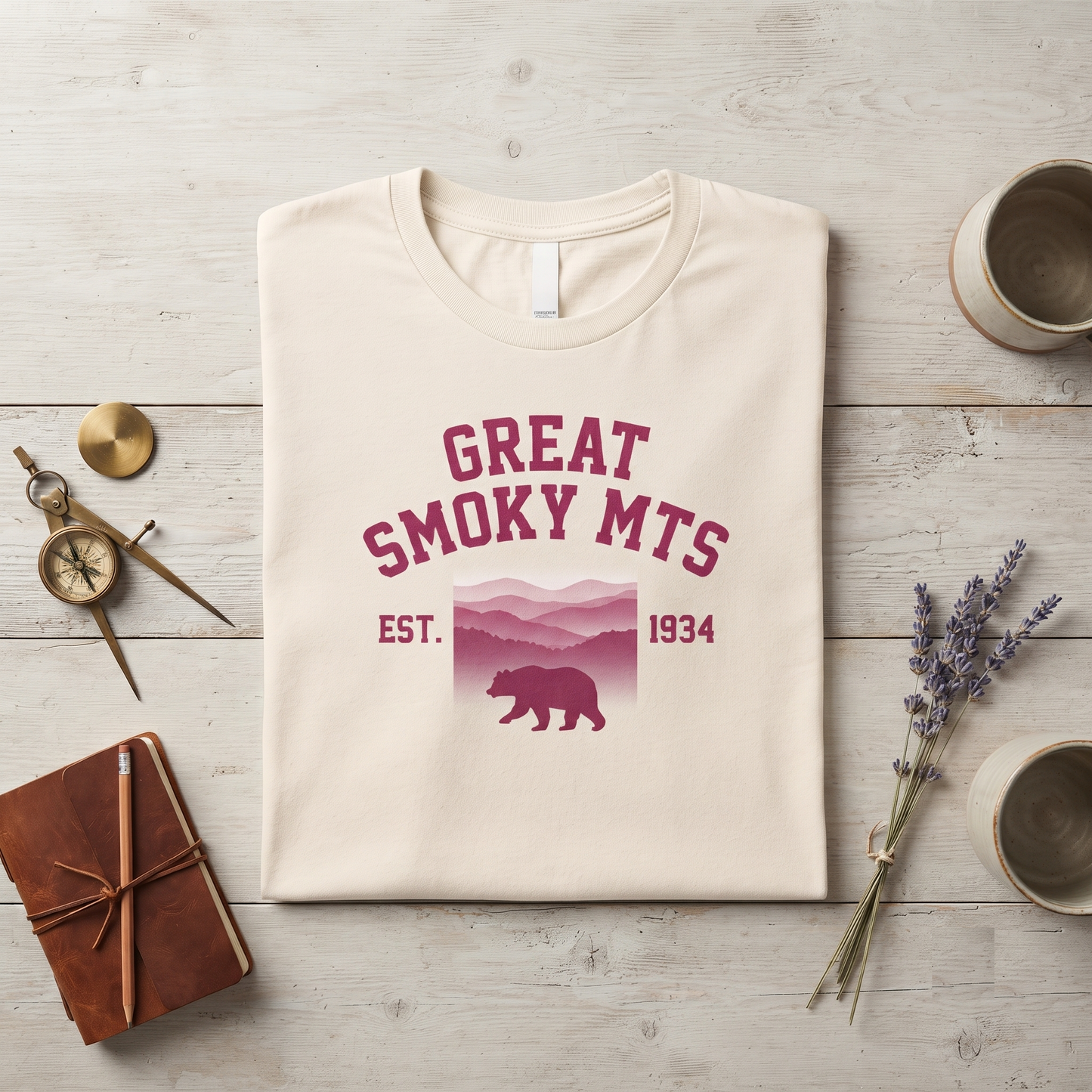 Custom Smoky Mountains Bear Shirt, Retro National Park Hoodie, Vintage Sweatshirt