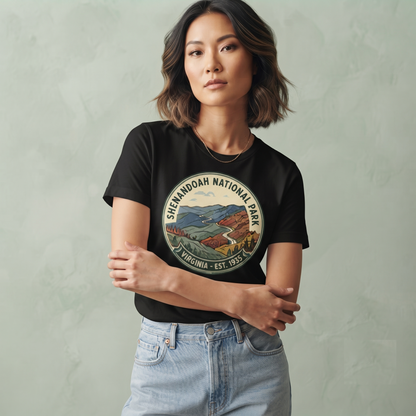 Custom Shenandoah National Park Shirt Vintage Nature Sweatshirt Personalized Virginia Hoodie Retro Hiking T-Shirt