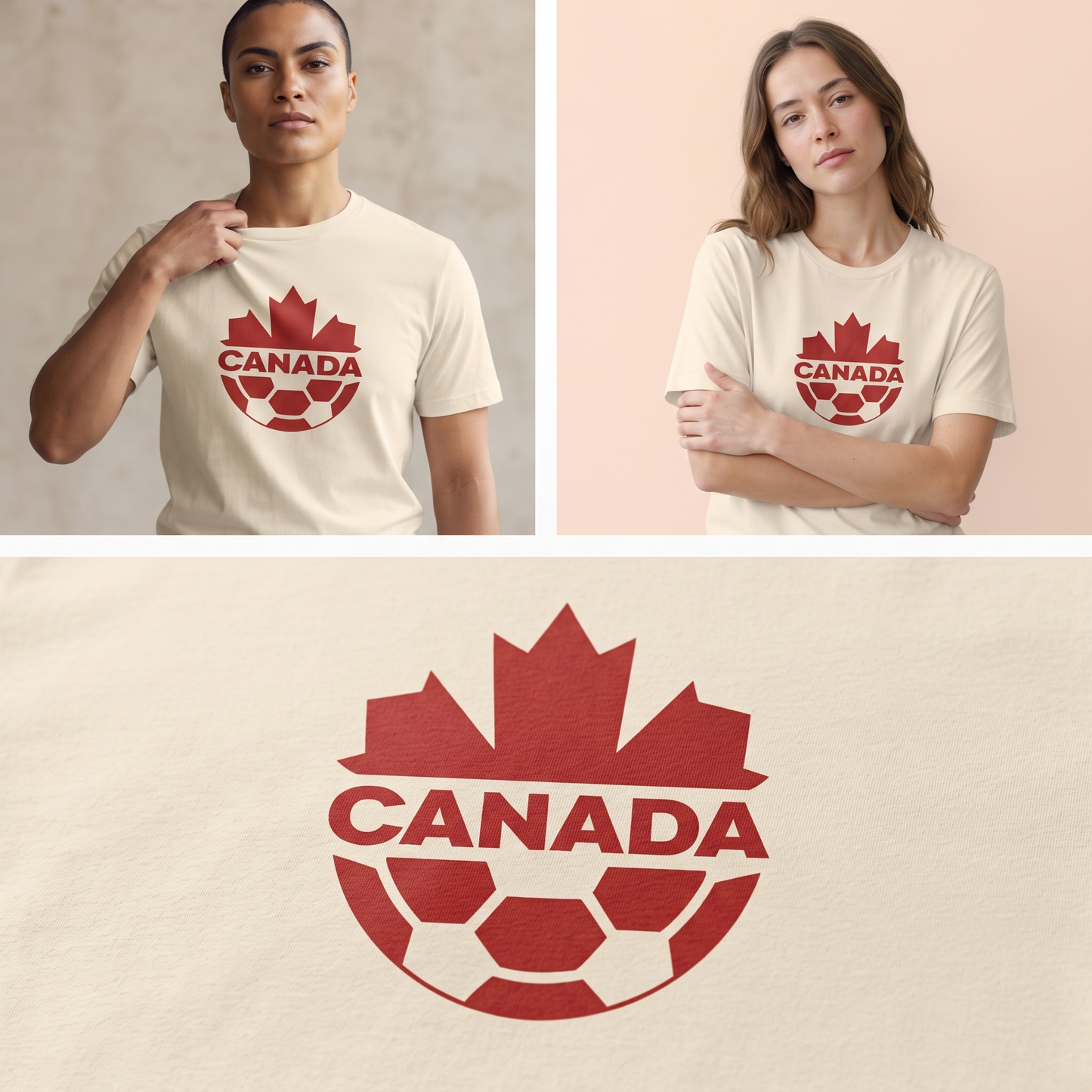 Custom Canada Soccer Shirt, Personalized Football Hoodie, Canadian Fan Apparel