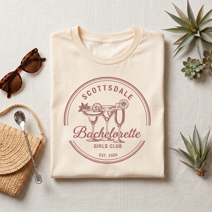 Retro Cocktail Bachelorette Shirt, Girls Club Sweatshirt, Custom Bridal Party Hoodie
