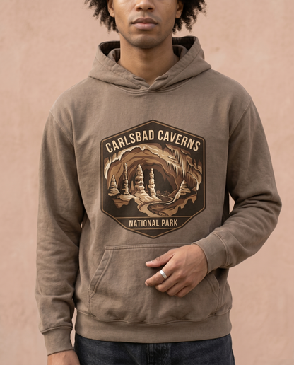 Carlsbad Caverns National Park Shirt, New Mexico Cave Hoodie, Vintage Stalactite Sweatshirt, Custom Spelunking Gift, National Park Apparel