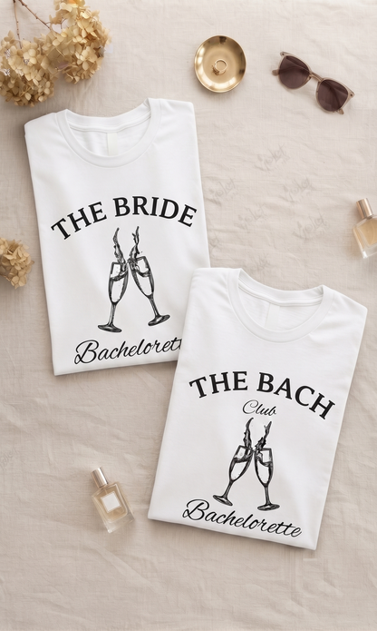 Bachelorette Party Shirt | The Bach Club Hoodie | Vintage Bride Sweatshirt | Personalized Bridesmaid T-Shirt