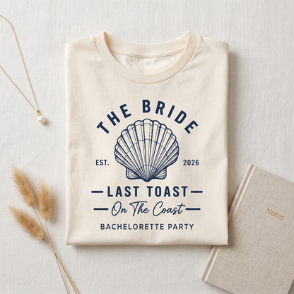 Bachelorette Shirt, Beach Bachelorette Party Shirts, Coastal Bride Sweatshirt, Custom Text Matching Bridesmaid Hoodie