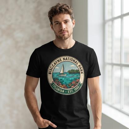 Custom Biscayne National Park Shirt, Retro Florida Sweatshirt, Vintage Sailing Hoodie, Personalized Ocean Gift