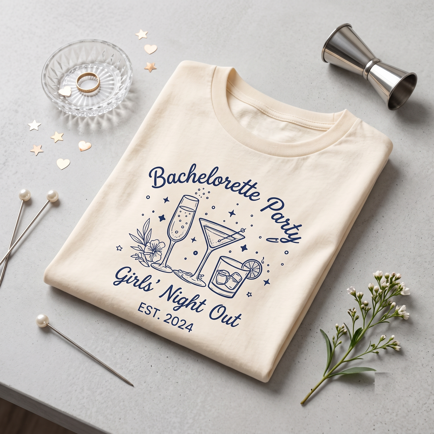 Bachelorette Party Cocktail Sweatshirt, Girls Night Out, Bridal Shower Apparel