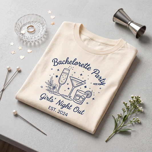 Bachelorette Party Cocktail Sweatshirt, Girls Night Out, Bridal Shower Apparel