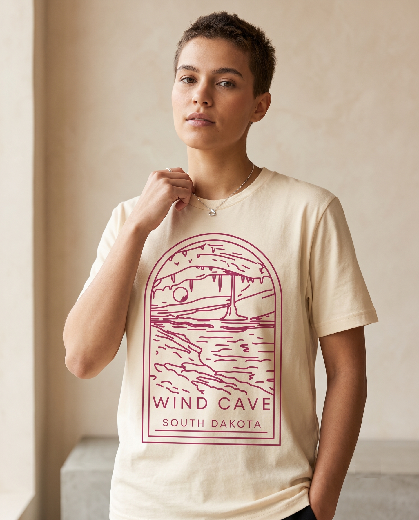 Custom Wind Cave National Park Shirt, Vintage South Dakota Sweatshirt, Minimalist Nature Hoodie