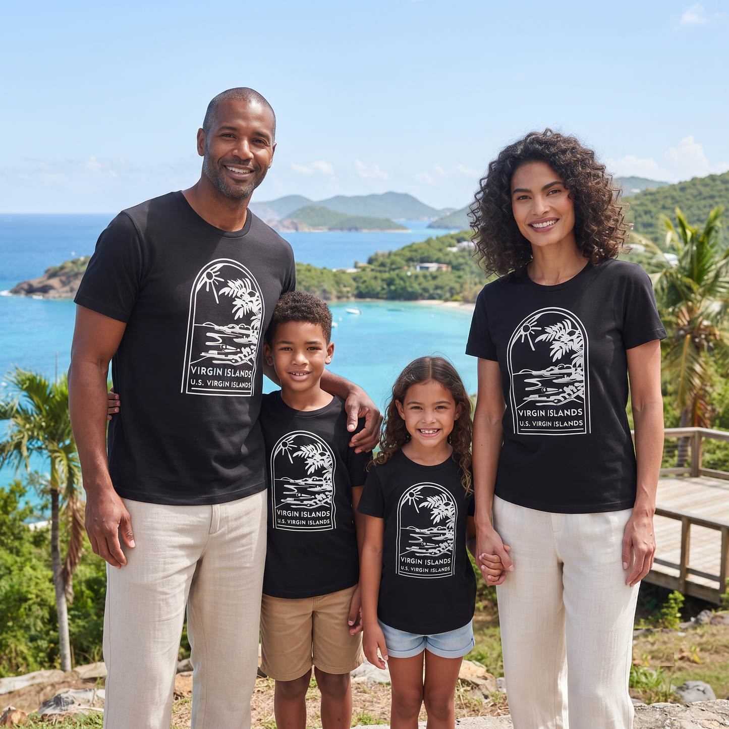 Custom Virgin Islands Beach Oasis Shirt, Vintage Travel Souvenir Hoodie
