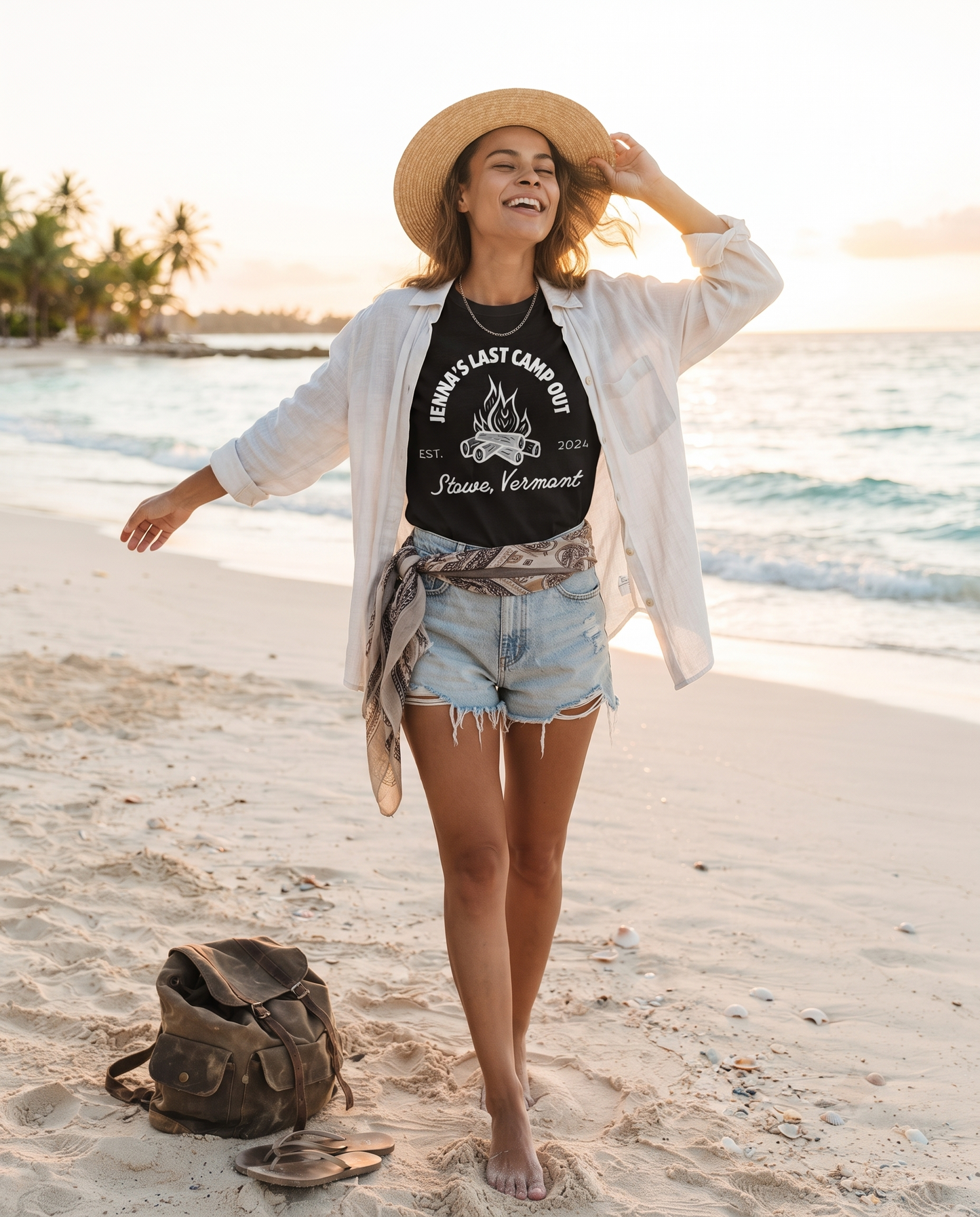 Custom Camp Bachelorette Shirt, Campfire Last Trail Sweatshirt, Outdoor Camping Girls Trip Hoodie